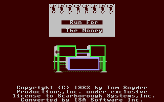C64 GameBase Run_for_the_Money ISA_Software,_Inc. 1983