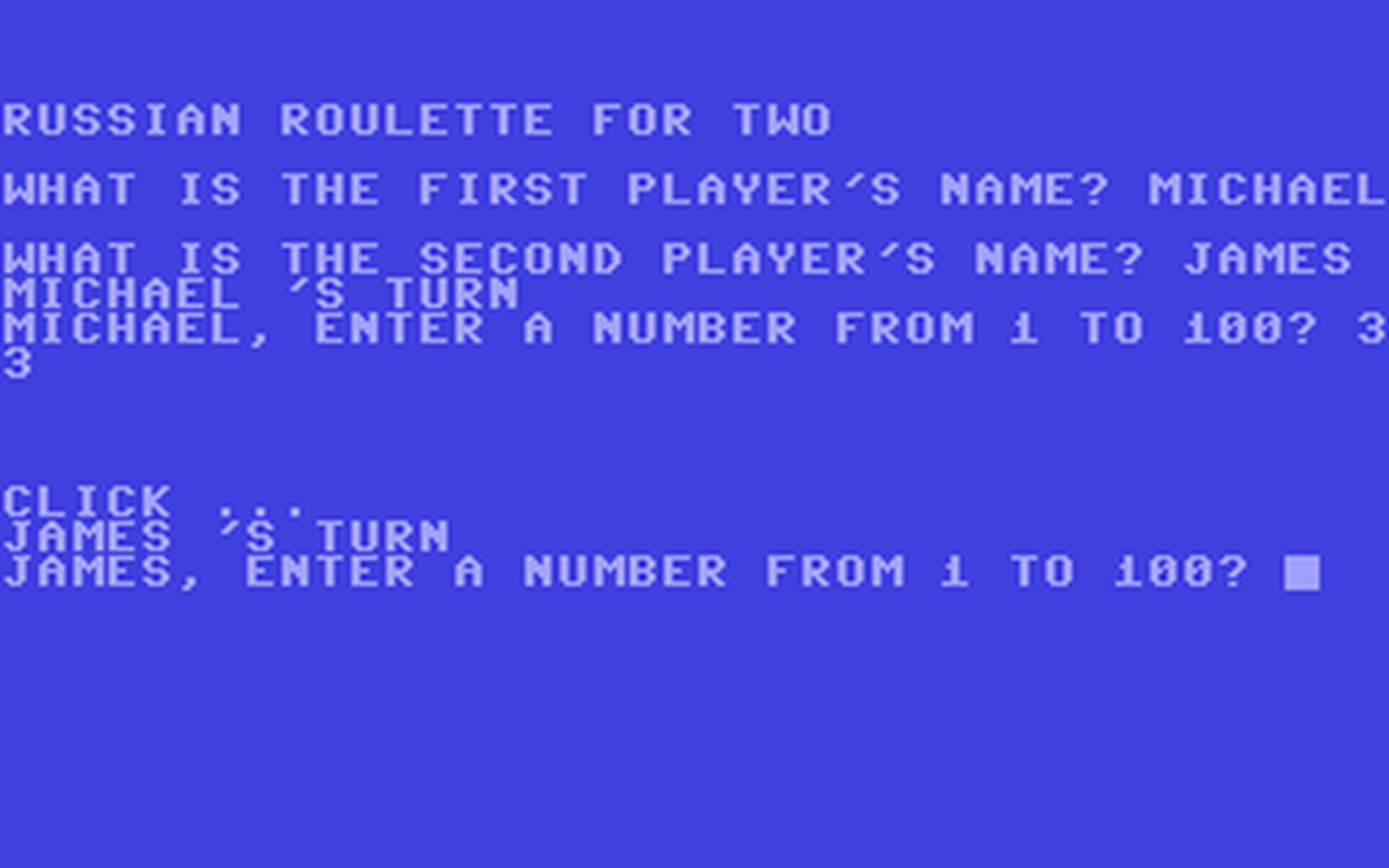 C64 GameBase Russian_Roulette Tab_Books,_Inc. 1981