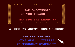 C64 GameBase Successors_of_the_Throne,_The_-_War_for_the_Crown_II (Not_Published) 1990