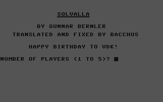 C64 GameBase Solvalla (Not_Published) 2020