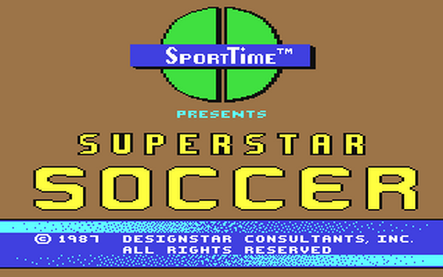 C64 GameBase Superstar_Soccer Mindscape,_Inc. 1987
