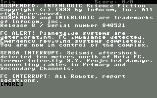 C64 GameBase Suspended Infocom 1984