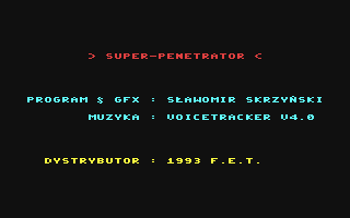 C64 GameBase Super-Penetrator Fundacja_Edukacji_Technologicznej_(FET) 1993