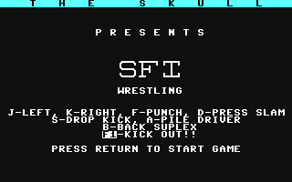 C64 GameBase SFI_Wrestling (Public_Domain) 1989