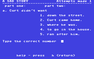 C64 GameBase Sad_Story,_A Commodore_Educational_Software