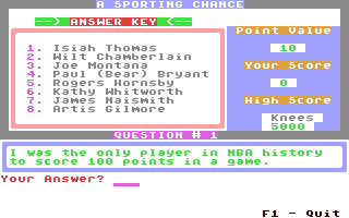 C64 GameBase Sporting_Chance,_A Loadstar/Softdisk_Publishing,_Inc. 1992