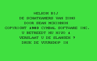 C64 GameBase Schatkamers_van_Zong,_De Soft_&_Easy 1984