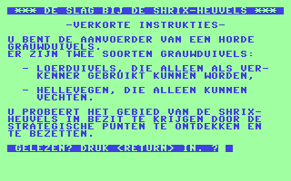 C64 GameBase Slag_bij_de_Shrix-Heuvels,_De Kluwer_Technische_Boeken_B.V. 1985