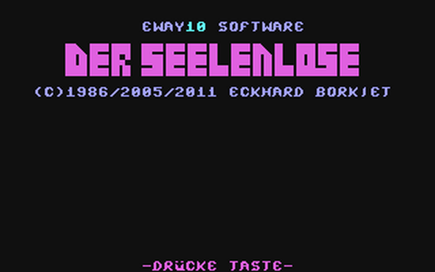 C64 GameBase Seelenlose,_Der Eway10_Software 2005