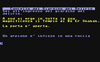 C64 GameBase Segreto_della_Fenice,_Il_-_Il_Giardino_del_Delirio Edisoft_S.r.l./Next_Strategy 1985