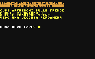 C64 GameBase Segreto_della_Piramide_di_Cheope,_Il Edisoft_S.r.l./Next 1985