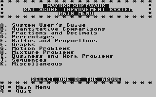 C64 GameBase SAT_Score_Improvement_System_-_Quantative_Comparisons_and_Word_Problems Hayden_Software_Co.,_Inc. 1984