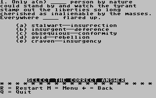 C64 GameBase SAT_Score_Improvement_System_-_Vocabulary Hayden_Software_Co.,_Inc. 1984