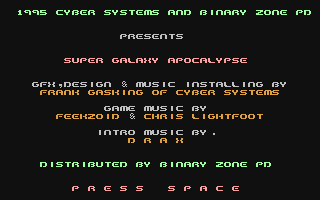 C64 GameBase SGA_-_Super_Galaxy_Apocalypse Binary_Zone_PD 1995