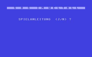 C64 GameBase SOS_im_Weltall Roeske_Verlag/CPU_(Computer_programmiert_zur_Unterhaltung) 1984