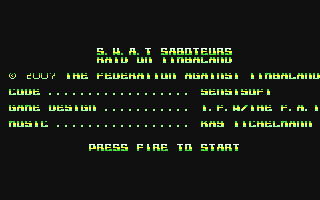 C64 GameBase SWAT_Saboteurs_-_Raid_on_Timbaland (Created_with_SEUCK) 2007