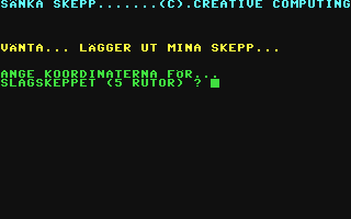 C64 GameBase Sänka_skepp SYS_Public_Domain 1991
