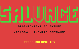 C64 GameBase Salvage Livewire 1985
