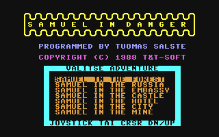 C64 GameBase Samuel_in_Danger T&T-Soft 1988