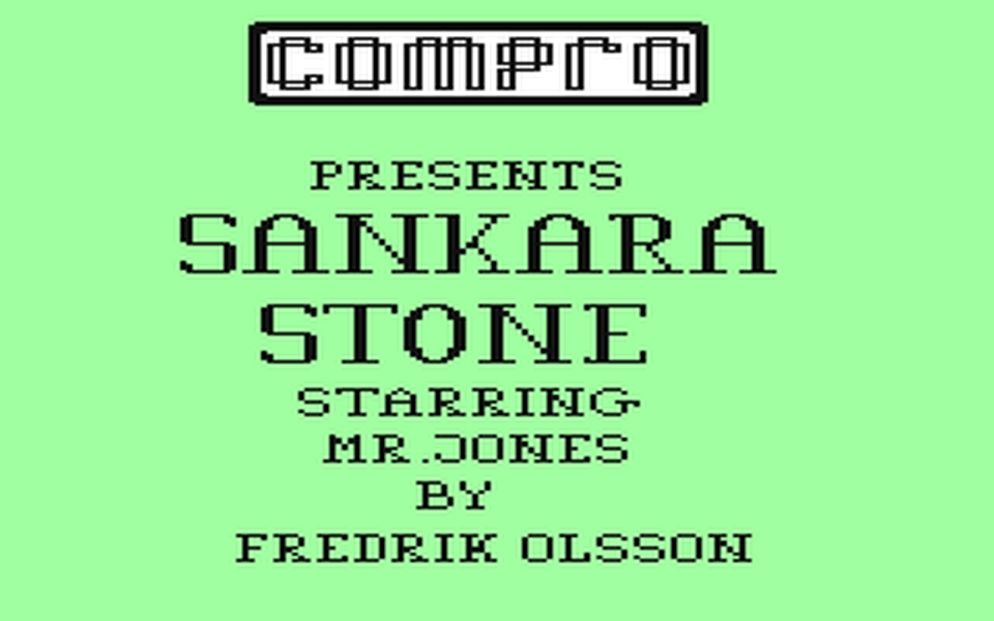 C64 GameBase Sankara_Stone Compro 1985