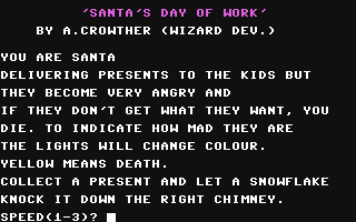C64 GameBase Santa's_Day_of_Work PCG_(Personal_Computer_Games) 1984