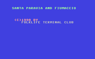 C64 GameBase Santa_Paravia_and_Fiumaccio Folklife_Terminal_Club 1990