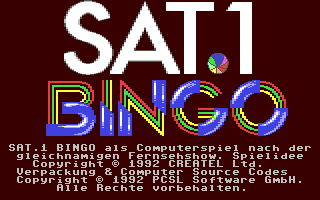 C64 GameBase Sat.1_Bingo PCSL_Software_GmbH 1992