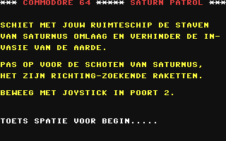 C64 GameBase Saturn_Attack Courbois_Software 1985