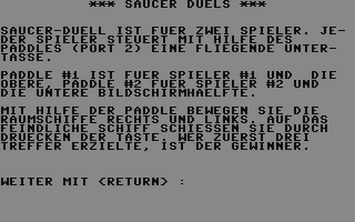 C64 GameBase Saucer_Duels