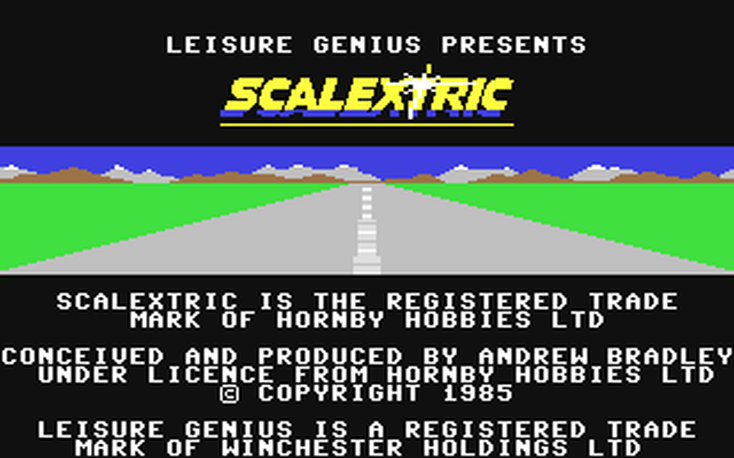 C64 GameBase Scalextric Leisure_Genius 1985