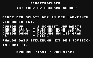 C64 GameBase Schatzräuber CA-Verlags_GmbH/Commodore_Disc 1987