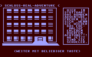 C64 GameBase Schloß-Real-Adventure Schloss-Realschule