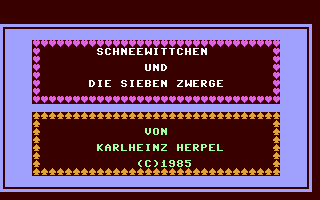 C64 GameBase Schneewittchen_und_die_sieben_Zwerge (Public_Domain) 1985