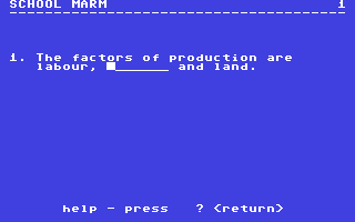 C64 GameBase School_Marm Commodore_Educational_Software