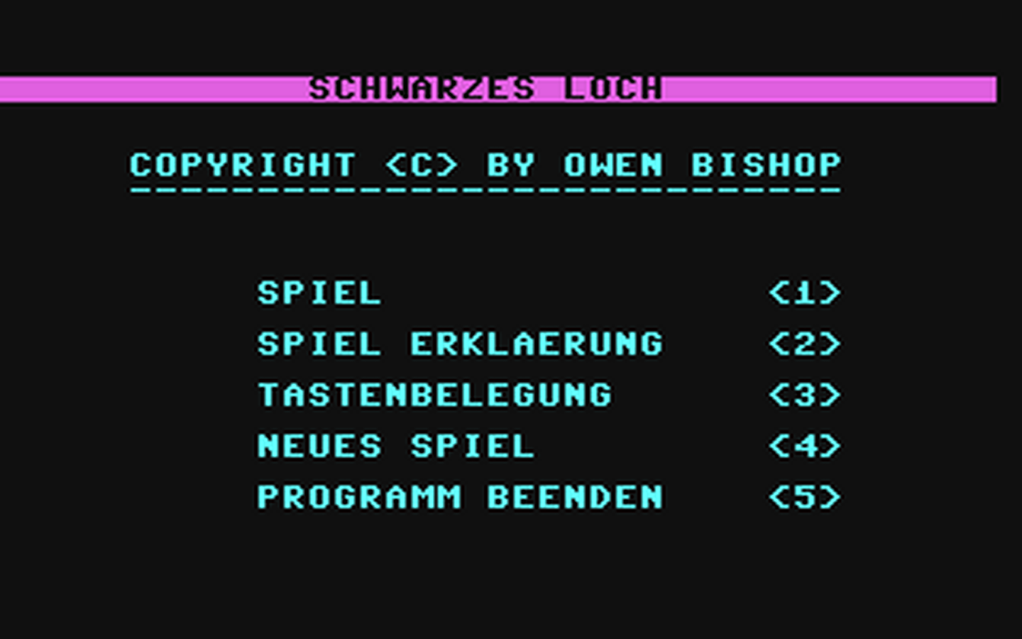 C64 GameBase Schwarzes_Loch Moderne_Verlags-Gesellschaft 1984