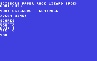 C64 GameBase Scissors_Paper_Rock_Lizard_Spock (Public_Domain) 2016