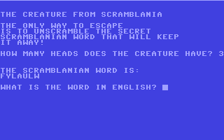 C64 GameBase Scramblanian_Monster Scholastic,_Inc./Hard-Soft_Inc. 1984