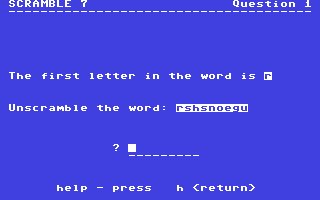 C64 GameBase Scramble_7 Commodore_Educational_Software