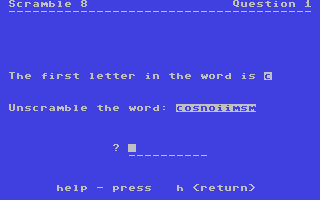 C64 GameBase Scramble_8 Commodore_Educational_Software 1983