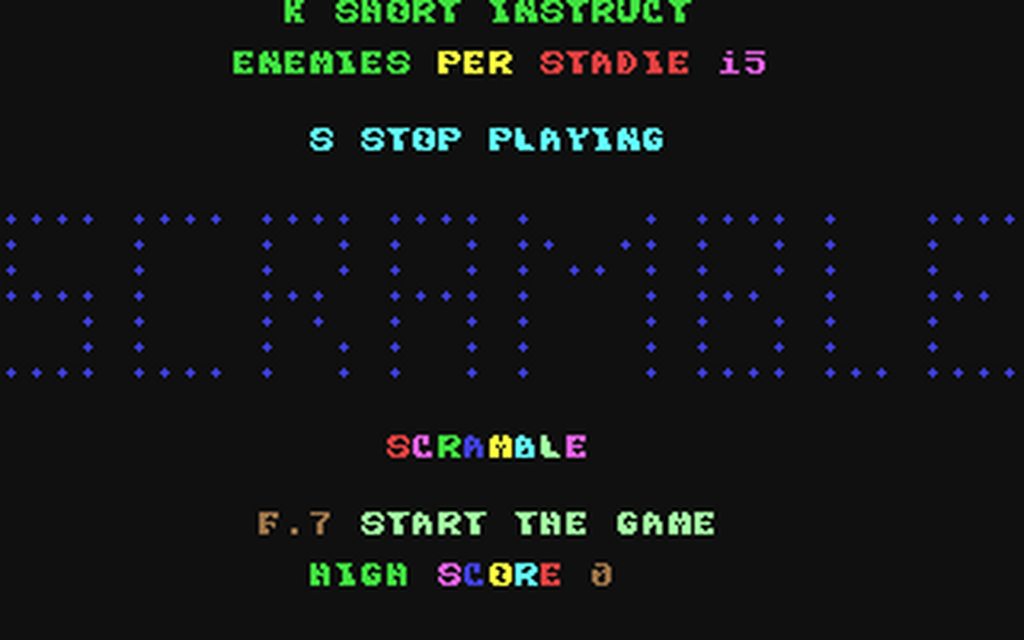 C64 GameBase Scramble