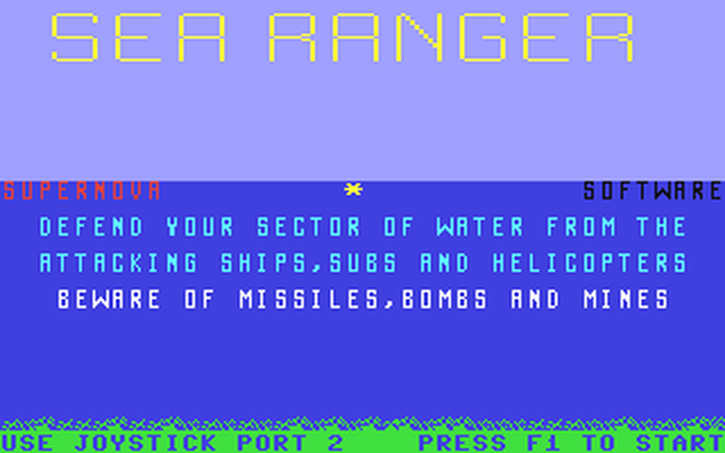 C64 GameBase Sea_Ranger Supernova*Software 1986