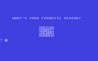 C64 GameBase Seasonal_Cinquain (Public_Domain) 1980