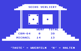 C64 GameBase Sechs_verliert CA-Verlags_GmbH/Commodore_Disc 1987