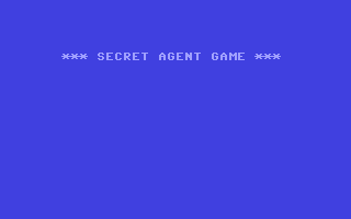 C64 GameBase Secret_Agent_Game Hayden_Book_Company,_Inc. 1984
