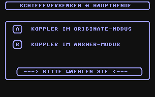 C64 GameBase Seeschlacht_-_Schiffeversenken Markt_&_Technik/64'er 1985