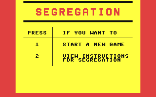 C64 GameBase Segregation Remsoft_Systems 1990