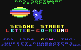 C64 GameBase Sesame_Street_-_Letter-Go-Round CBS_Software 1984