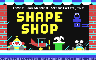 C64 GameBase Shape_Shop Spinnaker_Software 1985