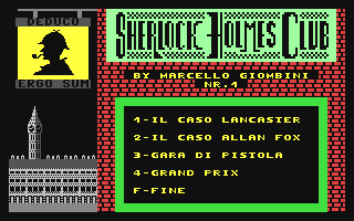 C64 GameBase Sherlock_Holmes_Club Systems_Editoriale_s.r.l.