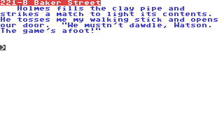C64 GameBase Sherlock_Holmes_Returns CodeWriter_Coporation 1985